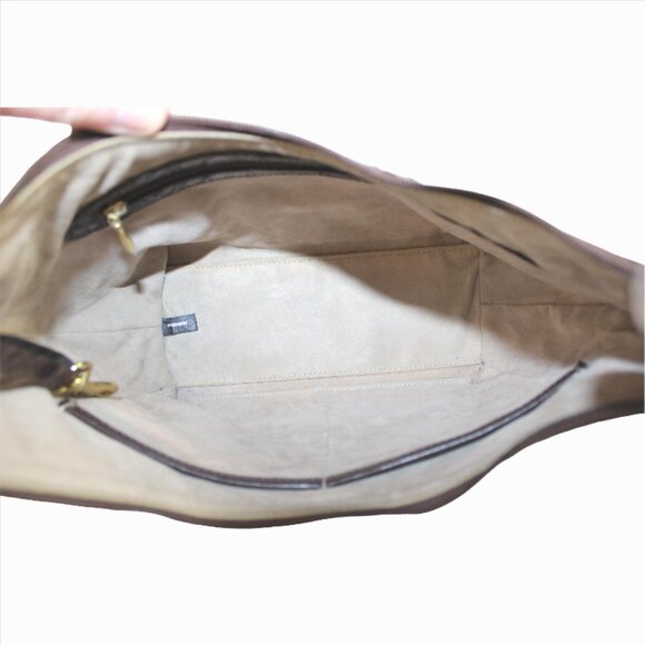 Brahmin Crocodile Cashew Melbourne Leather Shoulder Bag - Picture 9 of 11